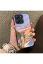 For Xiaomi Redmi 12 4G/5G Compatible Sunset Seaside Scenery Printed Acrylic Back Silicon Edge Phone Case - 3