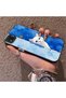 Cute White Cat Pattern Acrylic Back Silicone Edge Phone Case Compatible with Xiaomi Redmi 9C/10A - 3