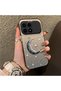 Xiaomi Poco F8 Pro 5g Compatible Silver Carved Moon and Star Pattern Non-Transparent Acrylic Back Silicone Edge Case - 2