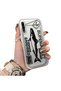 Samsung Galaxy A50/A50S/A30S Compatible Canned Sardine Fish Sketch Patterned Non-Transparent Acrylic Back Silicone Edge Case