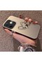 Oppo A5 Pro 4G/5G Compatible Line Heart and Airplane Pattern Non-Transparent Acrylic Back Silicone Edge Phone Case - 3