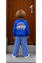 Boy's London Back-Printed Striped Pants 2-Piece Set - 4