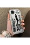 Xiaomi Poco C31 Compatible Canned Sardine Fish Sketch Patterned Non-Transparent Acrylic Back Silicone Edge Case - 2