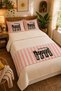 Double Quilted Bed Runner and Pillow Set 80X220 cm 6Ead6