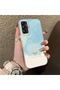 Samsung Galaxy A14 4G/5G Compatible Cute Little Flower Pattern Acrylic Back Silicone Edge Phone Case - 2