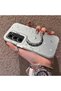 Infinix Hot 60 Pro Plus Compatible Silver Carved Moon and Star Pattern Non-Transparent Acrylic Back Silicone Edge Case - 3