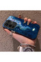 Infinix Note 50/Note 50 Pro Compatible Dreamy Starry Sea Fish Pattern Acrylic Back Silicone Edge Phone Case - 3