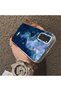Samsung Galaxy S20 Fe 4G/5G Compatible Dreamy Starry Sea Fish Pattern Acrylic Back Silicone Edge Phone Case - 4