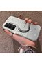 Realme C75 4g Compatible Silver Carved Moon and Star Pattern Non-Transparent Acrylic Back Silicone Edge Case - 3