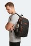 Favento Unisex Black / Orange Shoulder Bag - 2