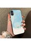 iPhone XS Max Compatible Cute Little Flower Pattern Acrylic Back Silicone Edge Phone Case - 2