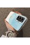 Infinix Hot 60 Pro Compatible Cute Little Flower Pattern Acrylic Back Silicone Edge Phone Case - 4
