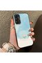 Samsung Galaxy A14 4G/5G Compatible Cute Little Flower Pattern Acrylic Back Silicone Edge Phone Case - 2