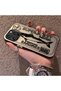 iPhone 16 Pro Max Compatible Canned Sardine Fish Sketch Pattern Non-Transparent Acrylic Back Silicone Edge Case - 3