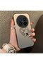 Vivo X300 Pro Compatible Line Heart and Airplane Pattern Non-Transparent Acrylic Back Silicone Edge Phone Case - 2