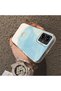 Samsung Galaxy A06 4G/5G Compatible Cute Little Flower Pattern Acrylic Back Silicone Edge Phone Case - 4