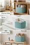 Multi-Purpose Basket with Jute-Looking Wicker Handles |   Bathroom & Toy Organizer (34X28X24 cm) - 14 Colors - 2