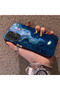 Samsung Galaxy A23 4G/5G Compatible Dreamy Starry Sea Fish Pattern Acrylic Back Silicone Edge Phone Case - 3