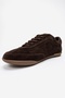 Colette Brown Suede Genuine Leather Women's Casual Sneakers - 6