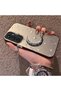 Samsung Galaxy S23 Fe Compatible Silver Carved Moon and Star Pattern Non-Transparent Acrylic Back Silicone Edge Case - 3