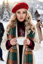 Mother-Daughter Combination 2-Piece French Painter Beret - Stylish Winter Hat / Beret Set - 6