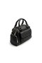 C1133 Soft Leather Zippered Five Compartment Medium Size Shoulder and Arm Bag - 4