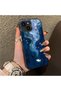Dreamy Starry Sea Fish Pattern Acrylic Back Silicone Edge Phone Case Compatible with iPhone 13/14 - 2