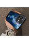 Oppo A3/A3X 4G/5G Compatible Dreamy Starry Sea Fish Pattern Acrylic Back Silicone Edge Phone Case - 4