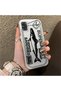 Samsung Galaxy A31 Compatible Canned Sardine Fish Sketch Patterned Non-Transparent Acrylic Back Silicone Edge Case - 2