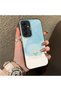 Samsung Galaxy A16 4G/5G Compatible Cute Little Flower Pattern Acrylic Back Silicone Edge Phone Case - 2