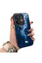 Vivo V60 Compatible Dreamy Starry Sea Fish Pattern Acrylic Back Silicone Edge Phone Case