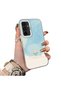 Samsung Galaxy A54 Compatible Cute Little Flower Pattern Acrylic Back Silicone Edge Phone Case