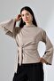 Women's Modal Tie-Detail Spanish Sleeve Blouse