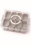 8 Compartments with Locking Vacuum Lid Portable Breakfast Organizer Picnic Set Storage Container Food Box Jewelry Box - 5