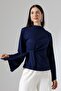 Women's Modal Tie-Detail Spanish Sleeve Blouse - 6