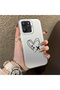 Xiaomi Redmi 12 4G/5G Compatible Line Heart and Airplane Pattern Non-Transparent Acrylic Back Silicone Edge Phone Case - 3