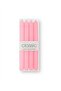 Classic Pink Candles – Set of 4, 25CM Elegant Dinner Candles