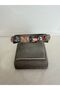 Rectangular Stone Gray Rubber Bracelet - 2