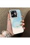 Infinix Smart 8/8 Pro/8 Plus Compatible Cute Little Flower Pattern Acrylic Back Silicone Edge Phone Case - 2