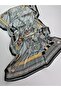 Luxury Voile Silk Shawl Scarf Chain Pattern Double Sided 70 X 180 cm