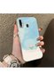 Cute Little Flower Pattern Acrylic Back Silicone Edge Phone Case Compatible with Samsung Galaxy A30/A20 - 2
