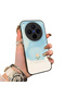 Vivo X300 Compatible Cute Little Flower Pattern Acrylic Back Silicone Edge Phone Case