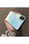 iPhone XS Max Compatible Cute Little Flower Pattern Acrylic Back Silicone Edge Phone Case - 4