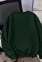 Bs Unisex Oversize La Back Printed "Rock the World" Two-Thread Raised Crew Neck Sweatshirt - 2