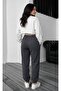 Women's Winter 3-Thread Fleece Lined Casual Basic Sweatpants with Elastic Cuffs - 2