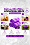 Drawstring Garbage Bag with Lavender Scent 65×70 cm Large Size 5 Rolls Durable Leak-Proof Thick Garbage Bag - 3