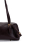 Double Compartment Belt Detailed Women's Shoulder Bag Venus Brown - 3