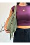 Lea 100% Genuine Nubuck Leather, Elegant and Intricate Design Suede Hand and Shoulder Bag - 6