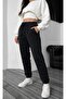 Women's Winter 3-Thread Fleece Lined Casual Basic Sweatpants with Elastic Cuffs