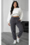 Women's Winter 3-Thread Fleece Lined Casual Basic Sweatpants with Elastic Cuffs - 4